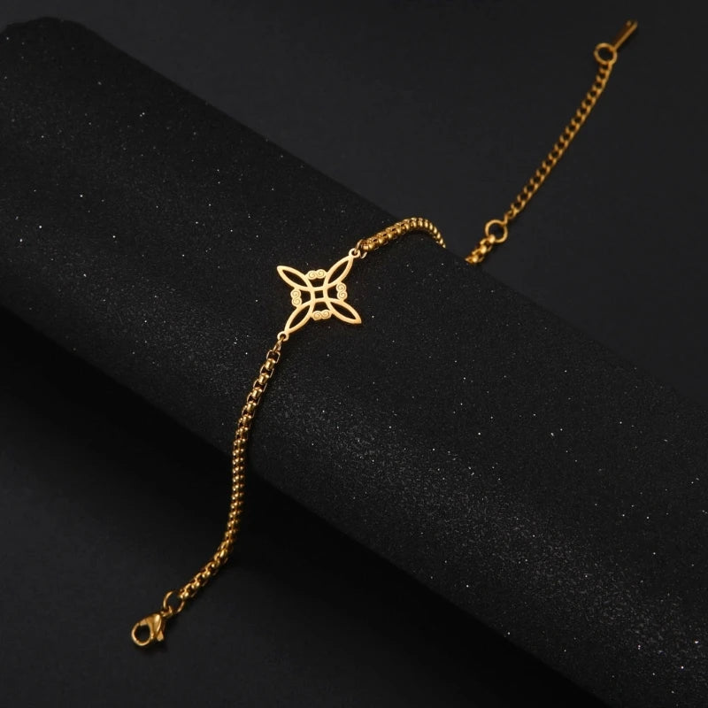 Betoverende Hekserij Heks Knoop Bedelarmband