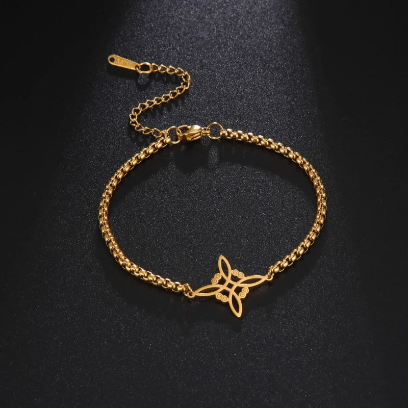 Betoverende Hekserij Heks Knoop Bedelarmband