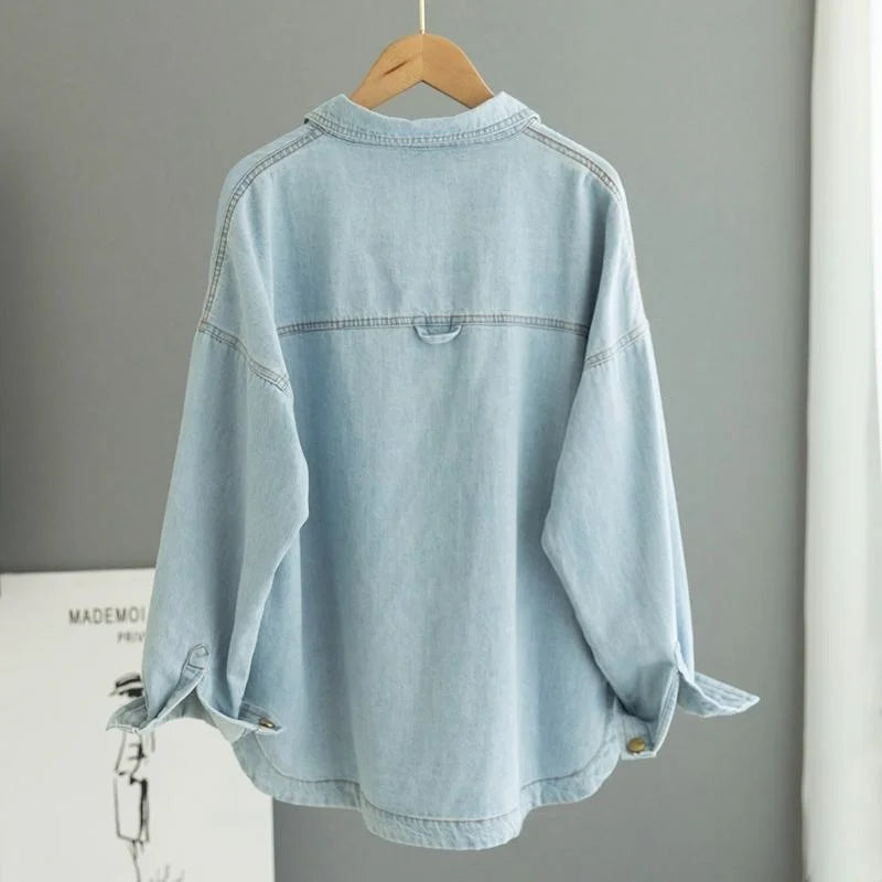 Camicia di jeans casual per donne