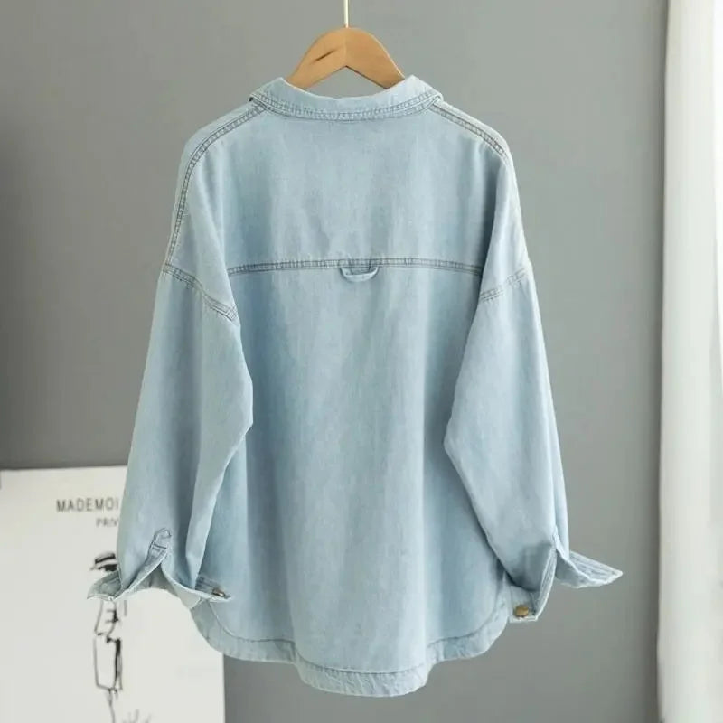 Camicia di jeans casual per donne