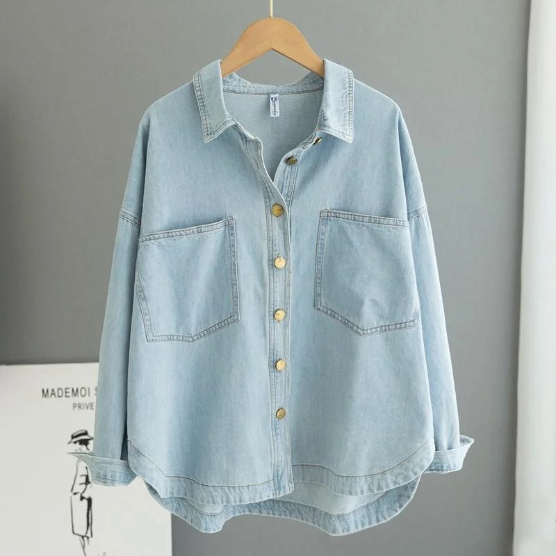 Camicia di jeans casual per donne