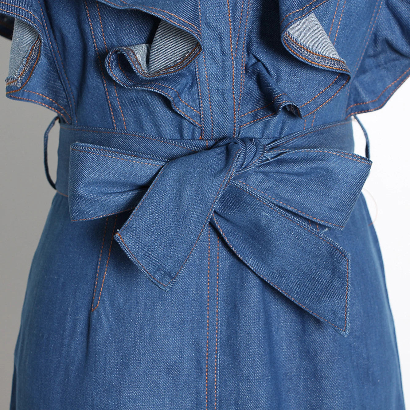 Stylish Sexy Denim Mini Dress