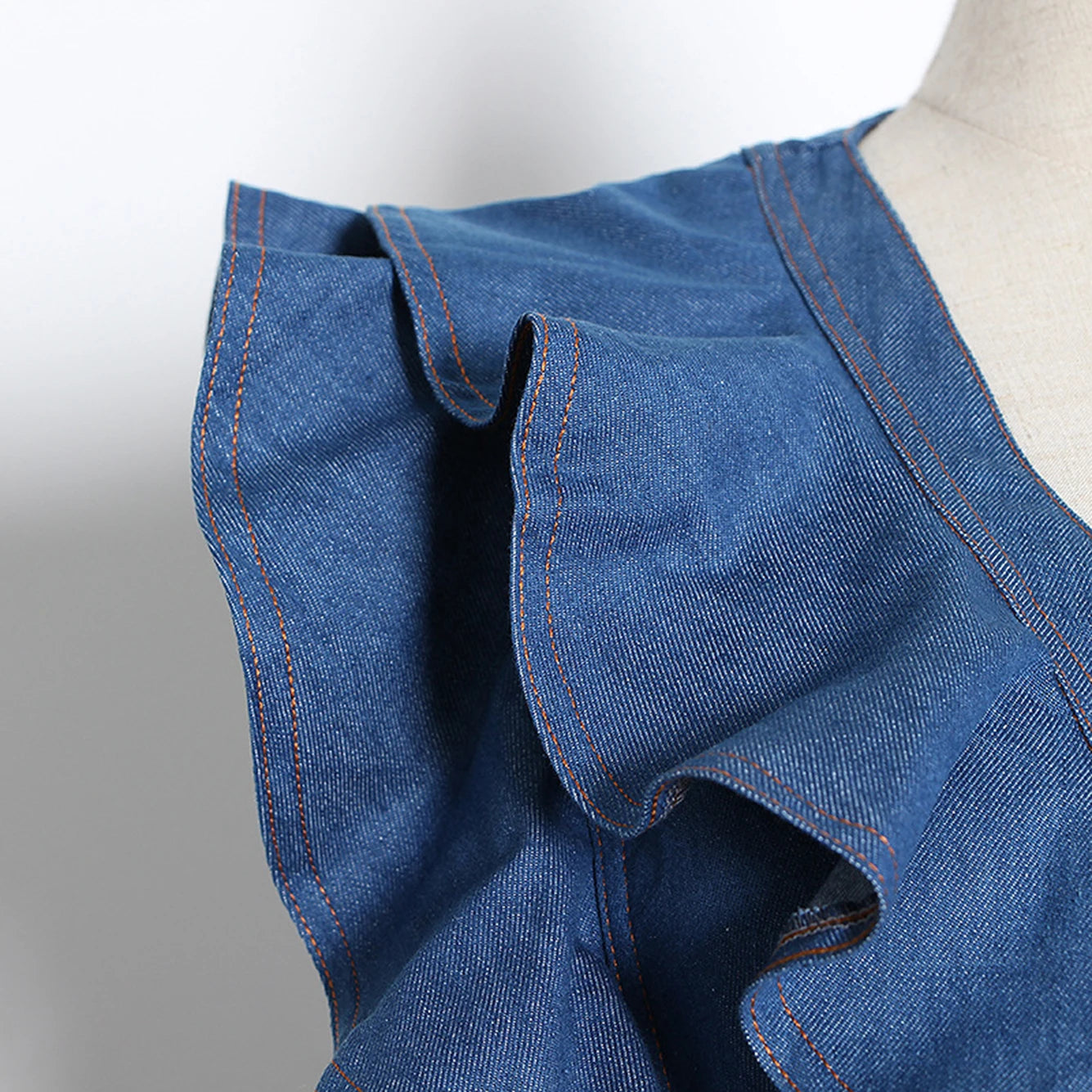 Stylish Sexy Denim Mini Dress