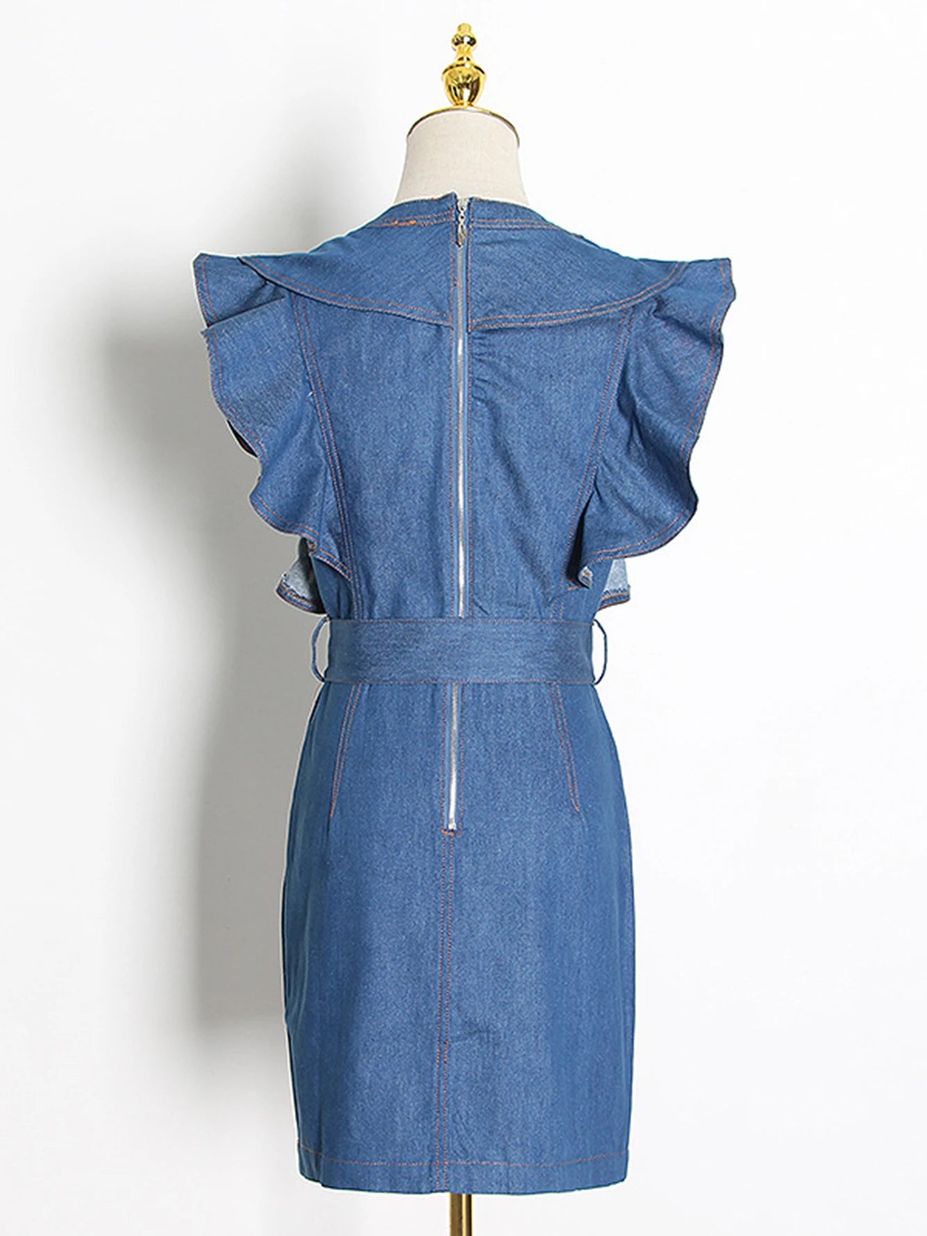 Stylish Sexy Denim Mini Dress