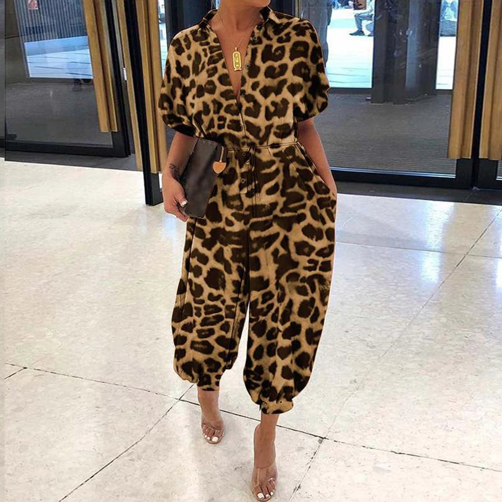 Elegant Summer Jumpsuit with High Waist