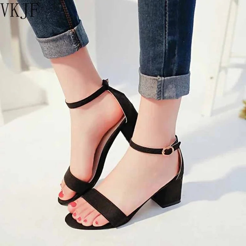 Femina Fashion Summer Pumps with Peep Toe