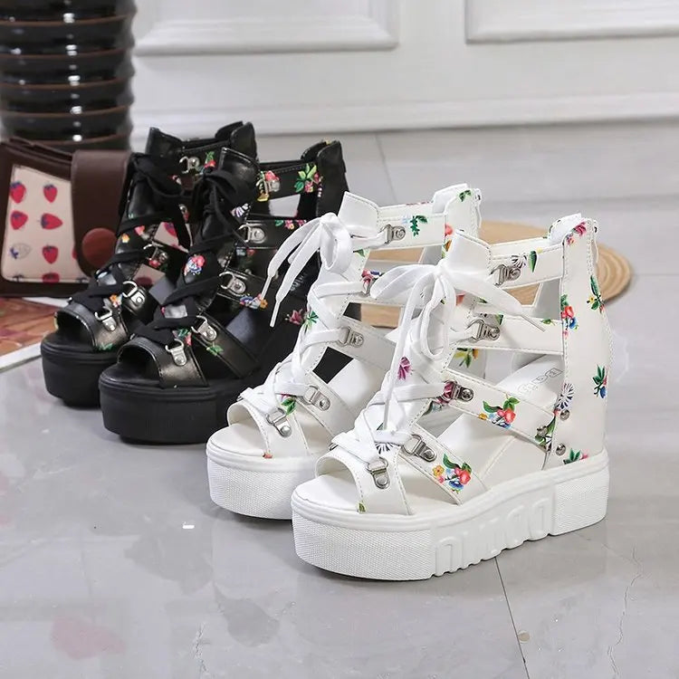 LunaChic Stylish Summer Platform Sandals