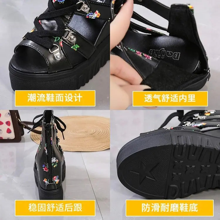 LunaChic Stylish Summer Platform Sandals