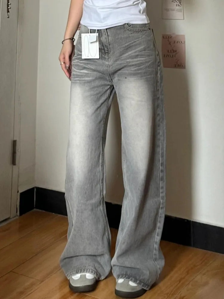 Jeans larghi lavati Houzhou