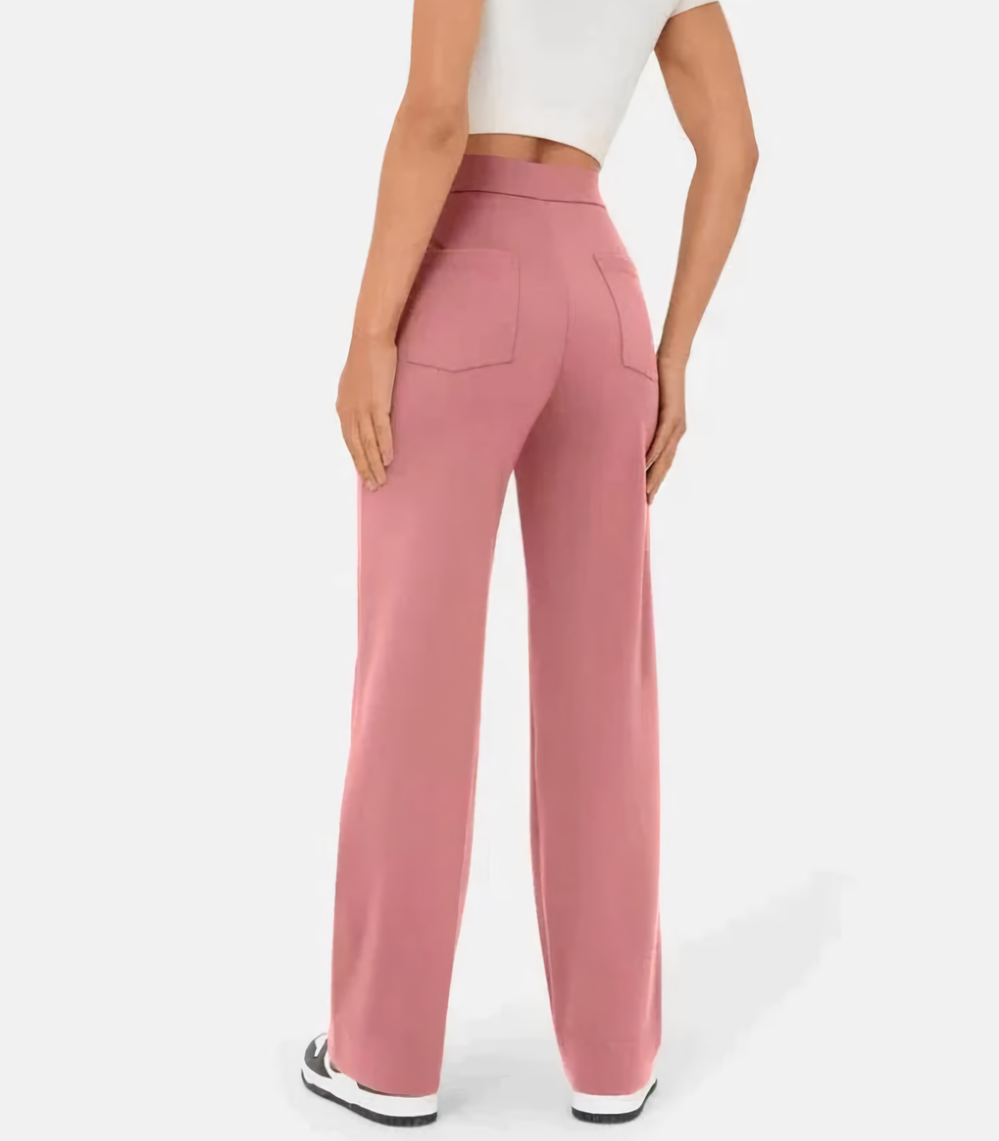 Velanora Hose | Hose mit hohem Bund und Knopfverschluss
