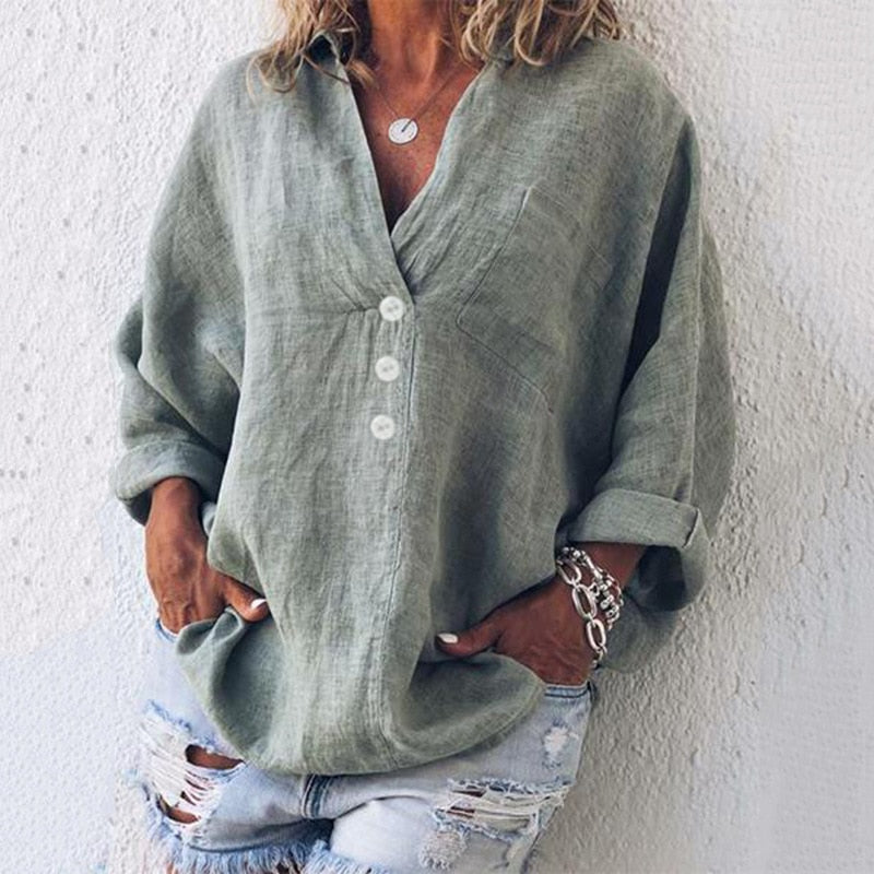 Jennifer | Elegante en stijlvolle blouse met pofmouwen