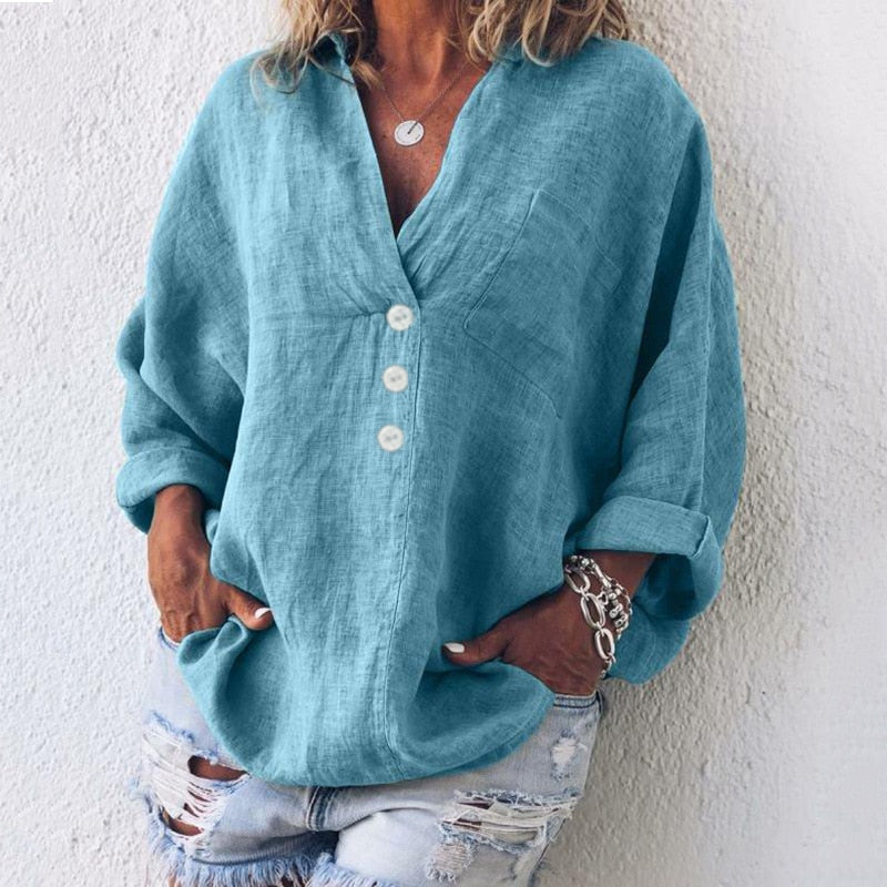 Jennifer | Elegante en stijlvolle blouse met pofmouwen