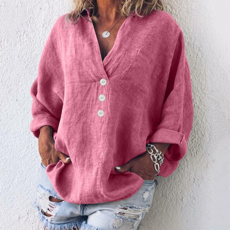 Jennifer | Elegante en stijlvolle blouse met pofmouwen