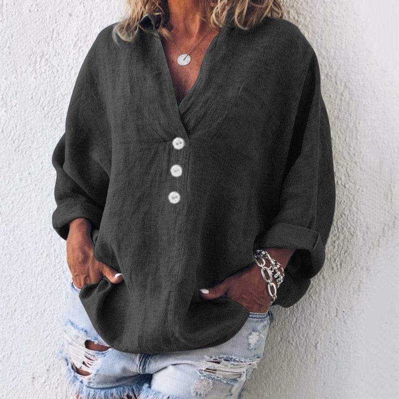 Jennifer | Elegante en stijlvolle blouse met pofmouwen