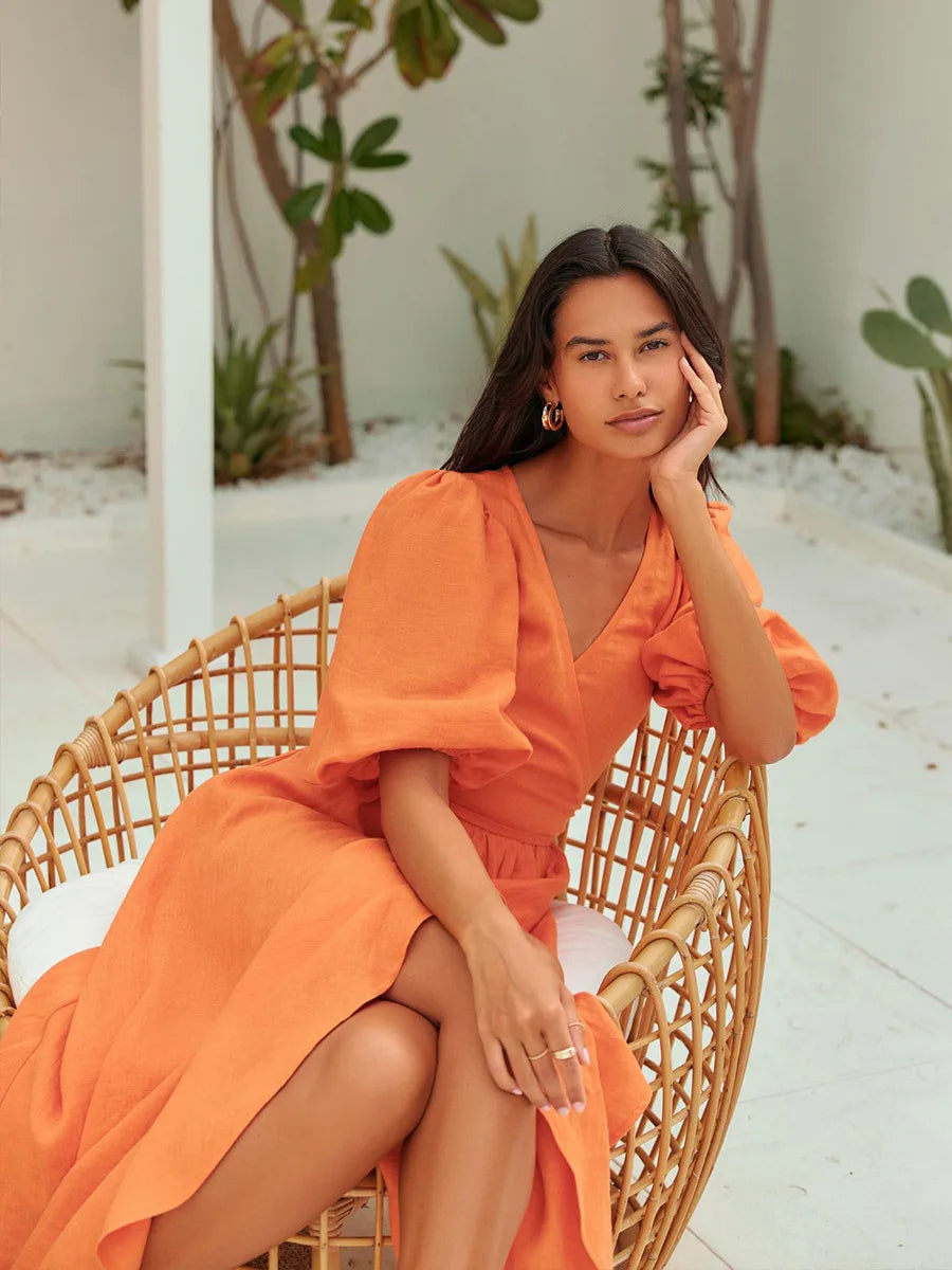 Jessica | Elegante en comfortabele zomer Maxi -jurk