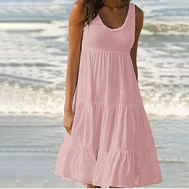 ZonnigDames Sommerliche Oversized Boho Sonnenkleid