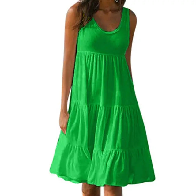 ZonnigDames Sommerliche Oversized Boho Sonnenkleid