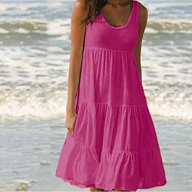 ZonnigDames Sommerliche Oversized Boho Sonnenkleid