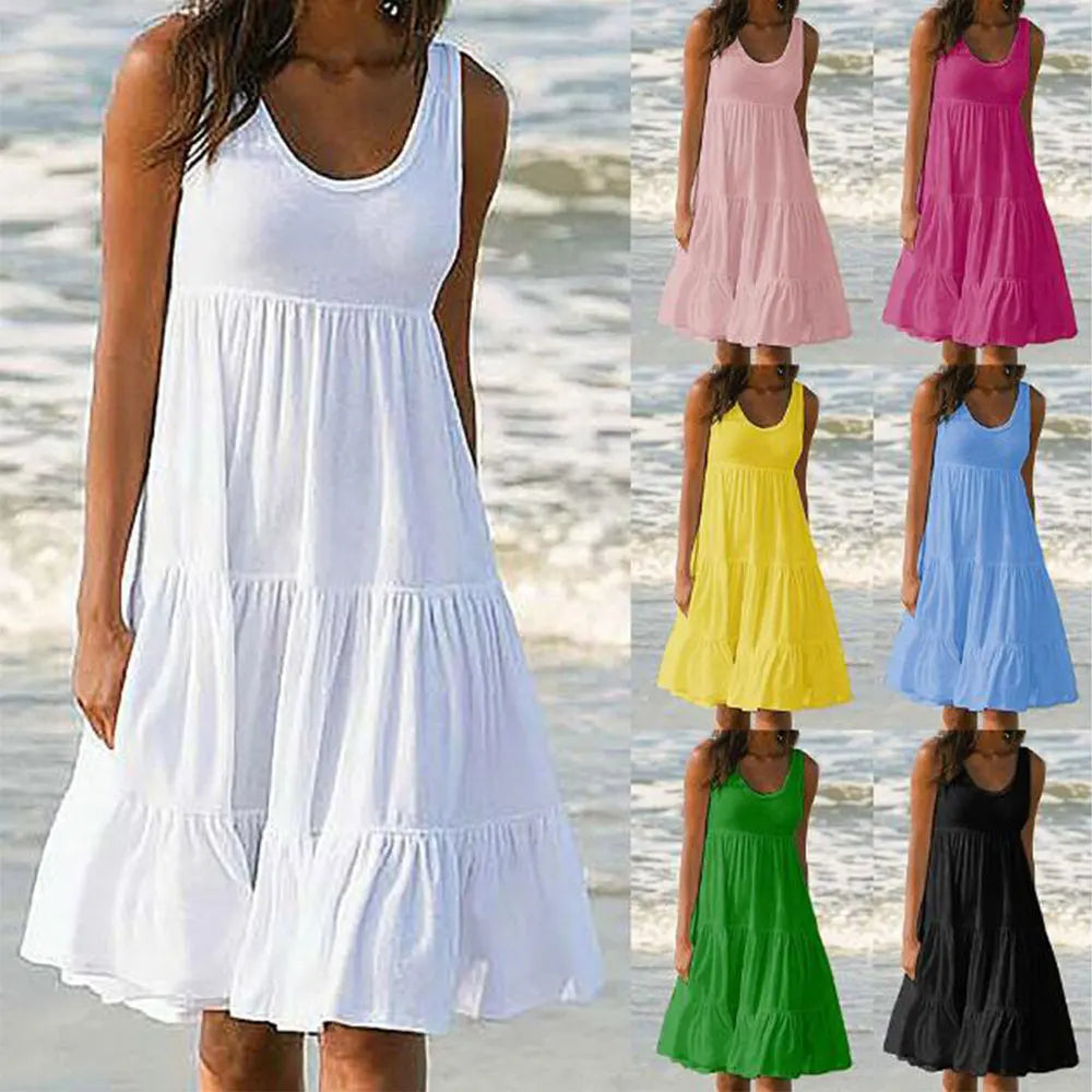 ZonnigDames Sommerliche Oversized Boho Sonnenkleid