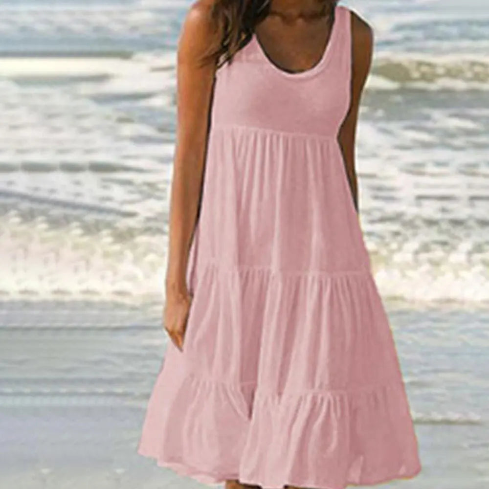 ZonnigDames Sommerliche Oversized Boho Sonnenkleid
