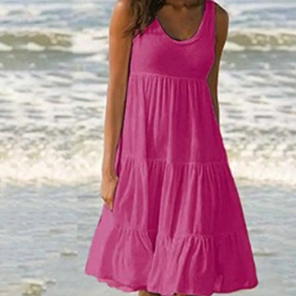 ZonnigDames Sommerliche Oversized Boho Sonnenkleid