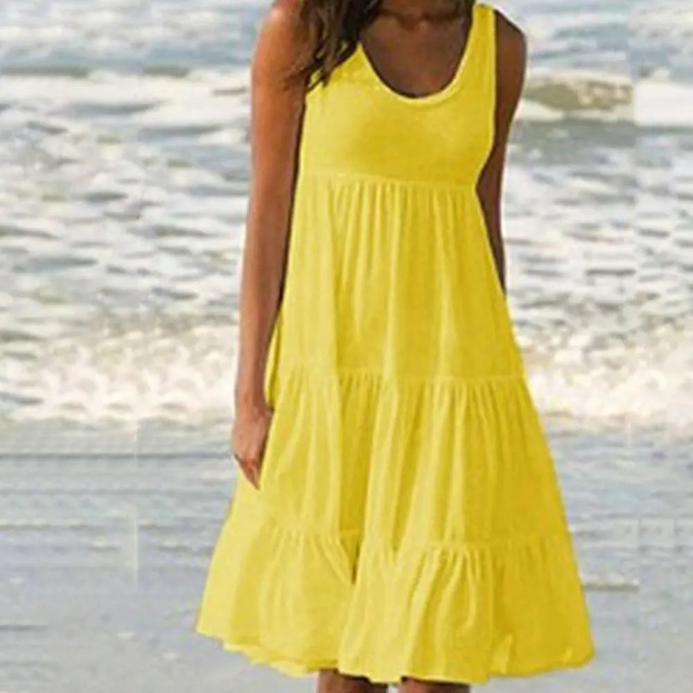 ZonnigDames Sommerliche Oversized Boho Sonnenkleid