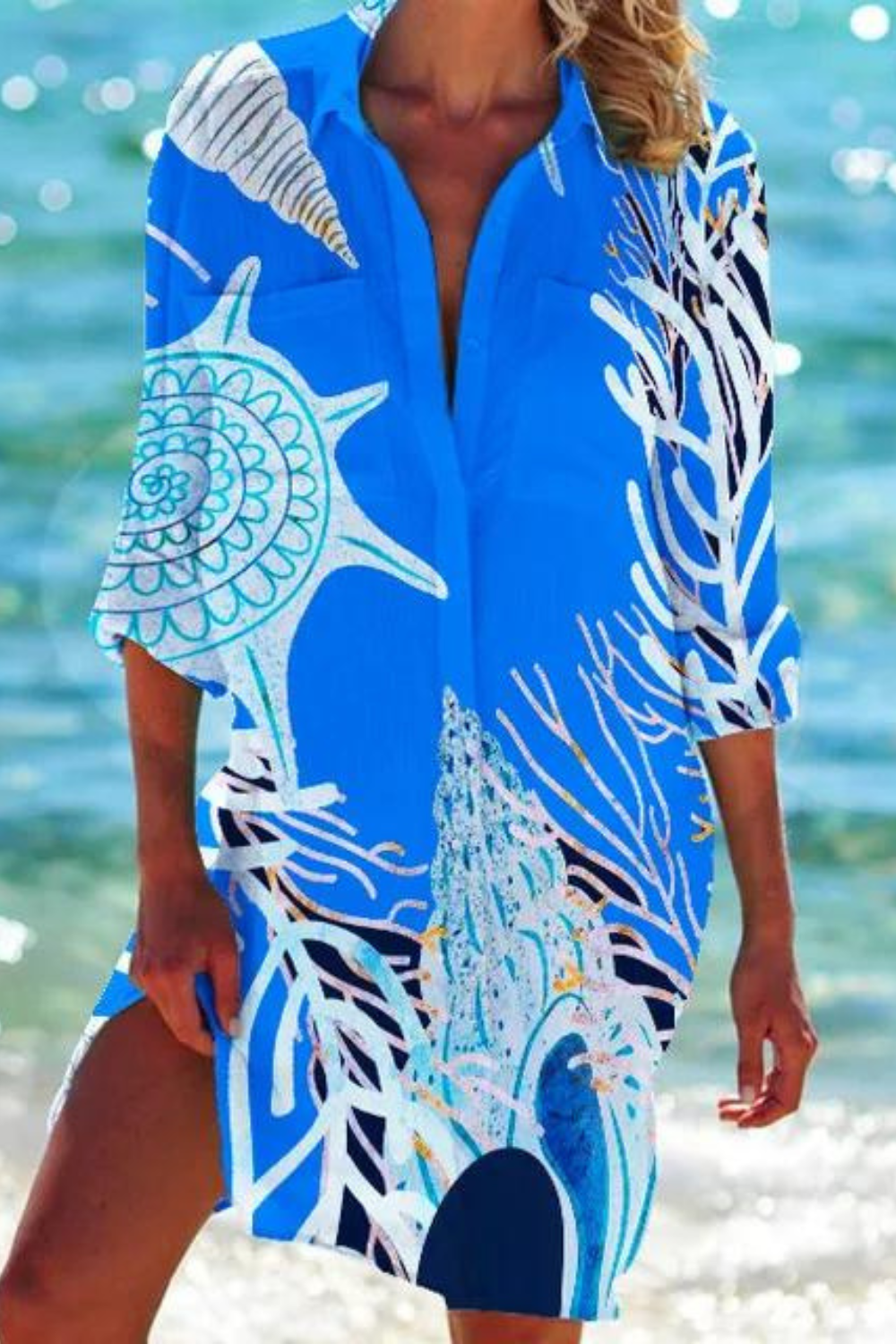 Johanna | Lichtgewicht casual zomerstrandblouse