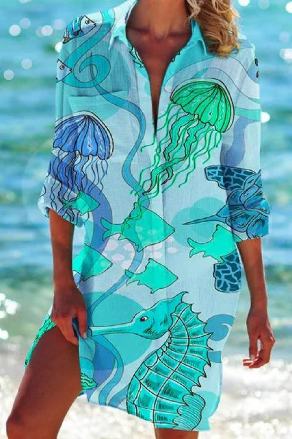 Johanna | Lichtgewicht casual zomerstrandblouse