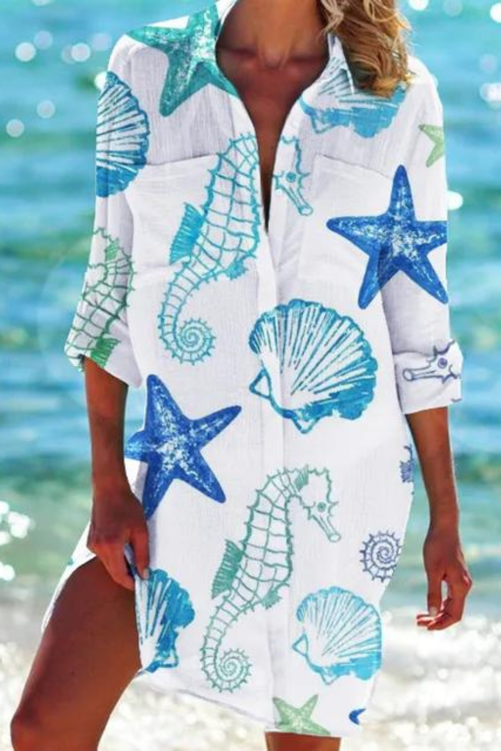 Johanna | Lichtgewicht casual zomerstrandblouse