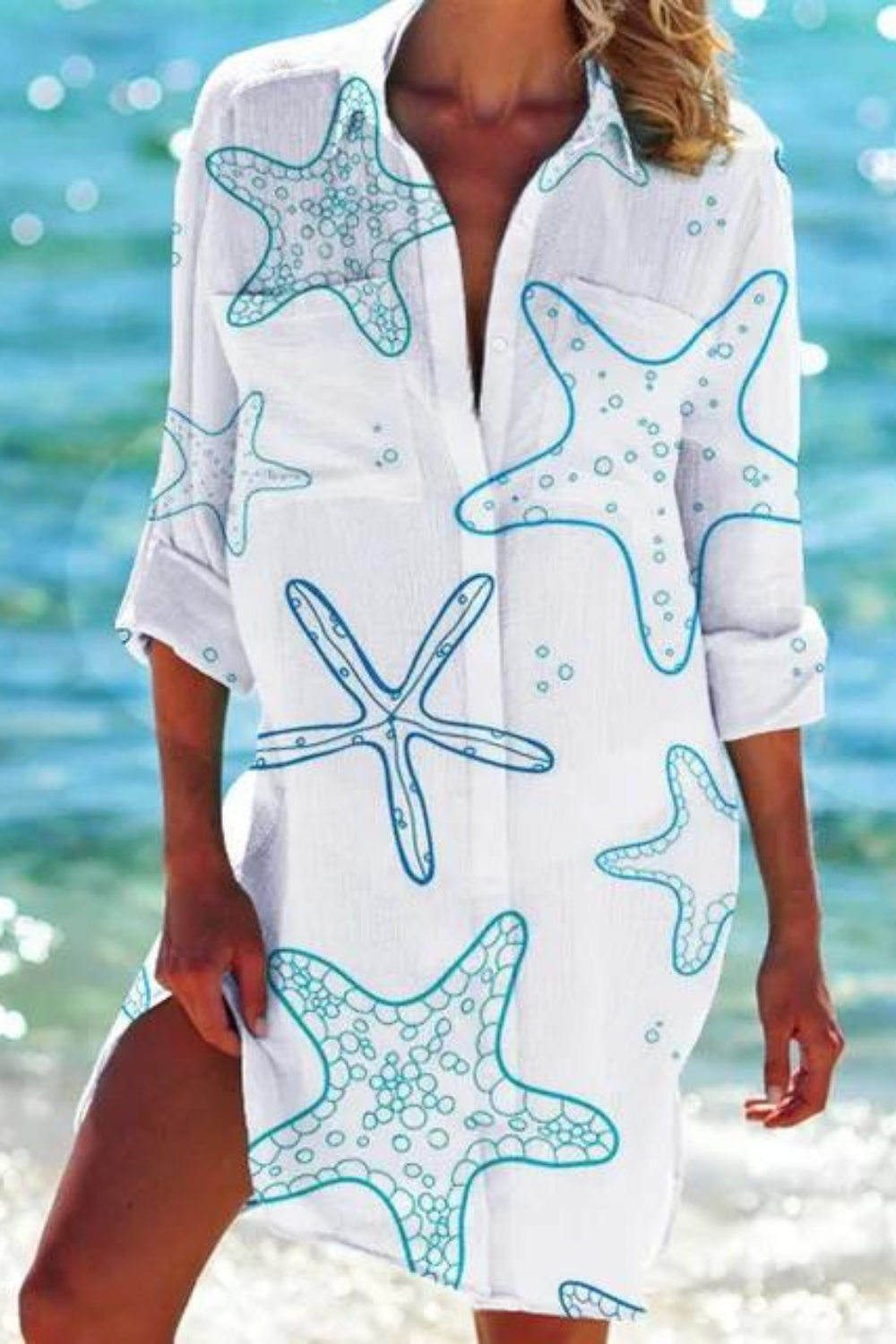 Johanna | Lichtgewicht casual zomerstrandblouse