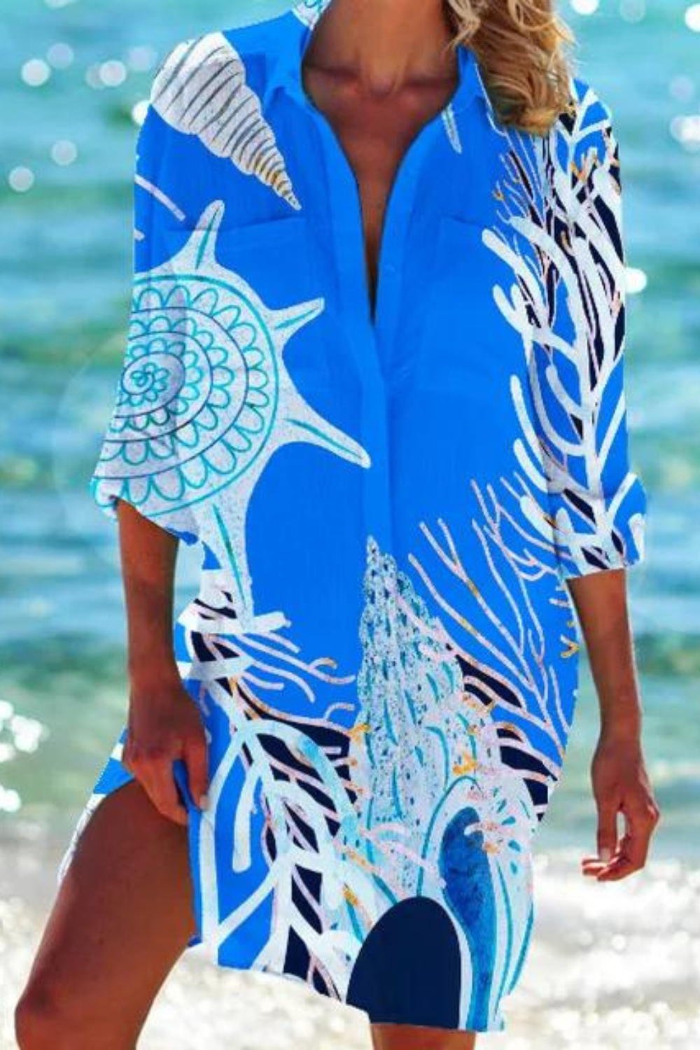 Johanna | Lichtgewicht casual zomerstrandblouse