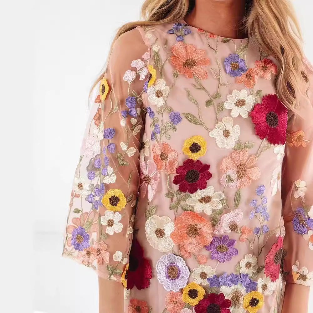 Johanna | Minijurk met bloemenprint