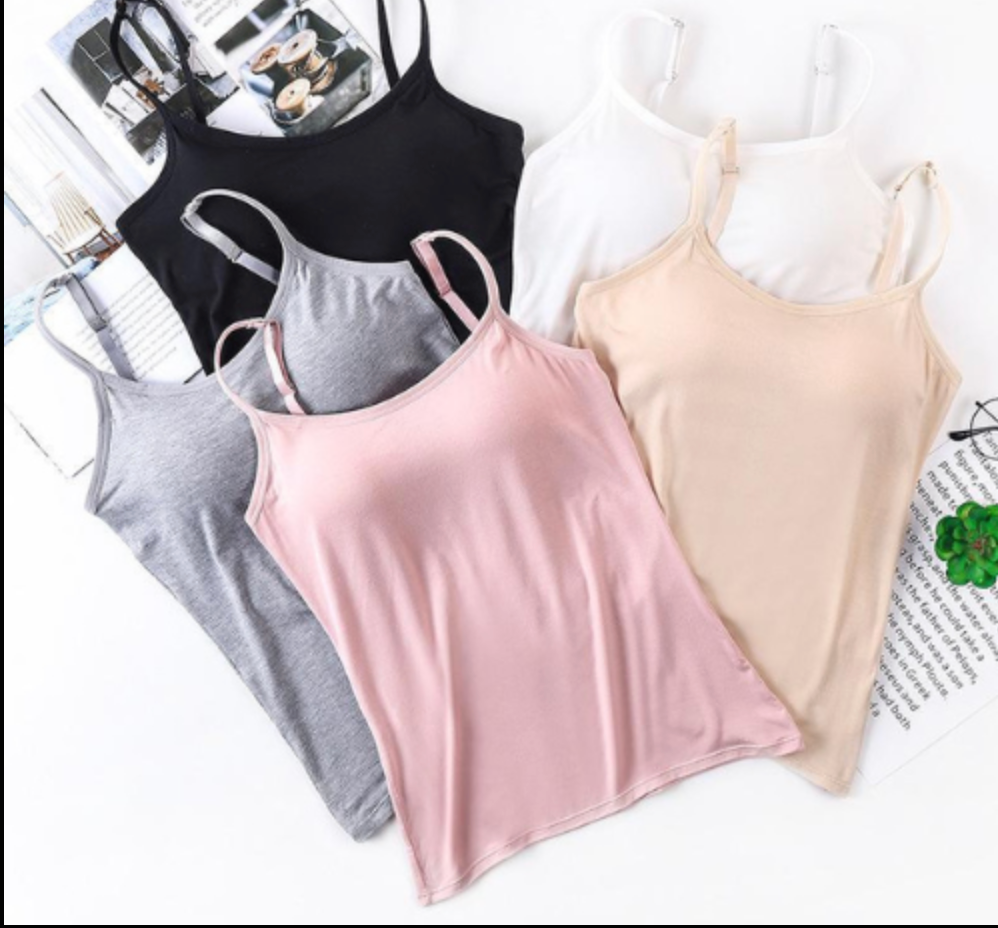 Juliane | Comfortabel tanktopje met ingebouwde bh