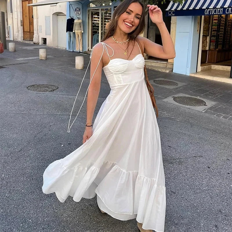 ZomerZicht Moda Abito Estivo in Pizzo