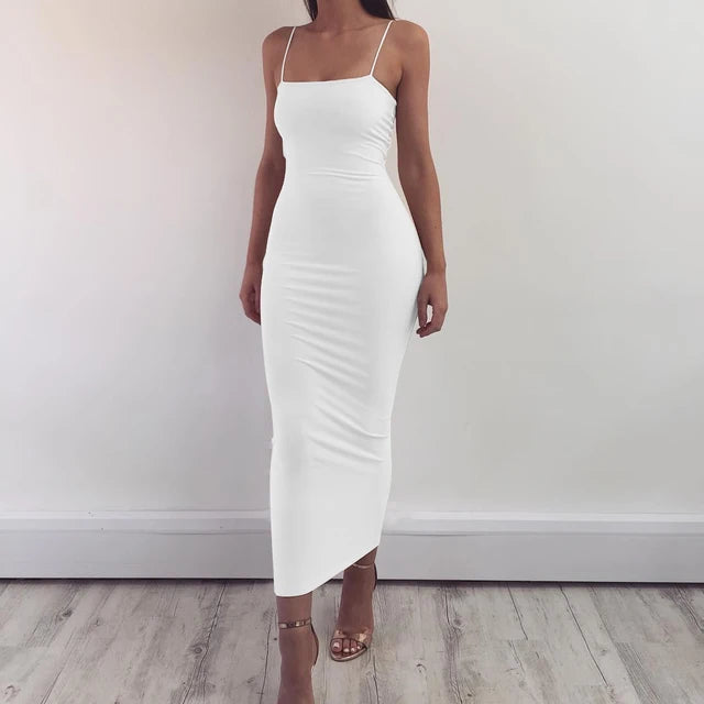 Zomerse Sling Sensatie: Stralende Zomerjurk van Dromerige Chic