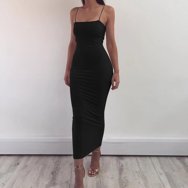 Zomerse Sling Sensatie: Stralende Zomerjurk van Dromerige Chic