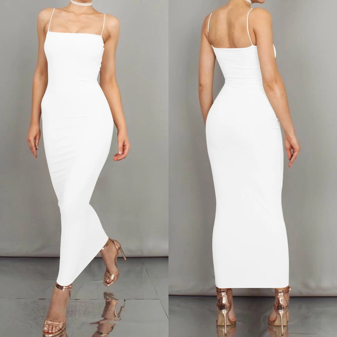 Zomerse Sling Sensatie: Stralende Zomerjurk van Dromerige Chic