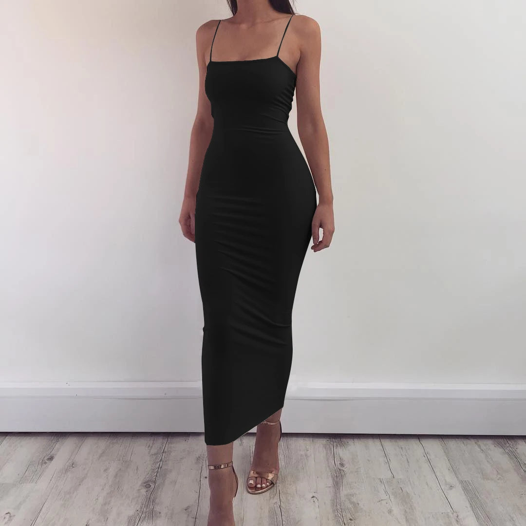 Zomerse Sling Sensatie: Stralende Zomerjurk van Dromerige Chic