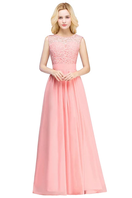 Betörende Kanten Chiffon Abendkleid von Eleganzia