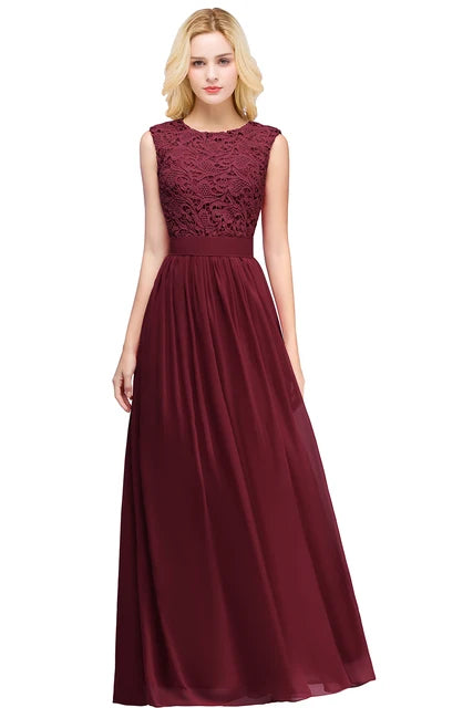 Betörende Kanten Chiffon Abendkleid von Eleganzia