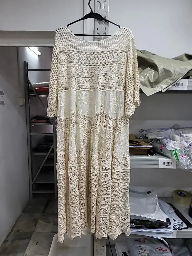Zomerse Chic Holle Out Elegantie Jurk van Bella Moda