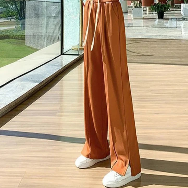 Uileeter Modo Elegante Pantaloni a Gamba Larga