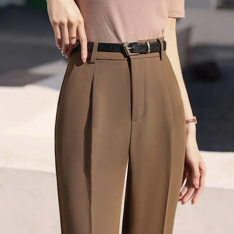 Elegance Essentials Pantaloni a Vita Alta