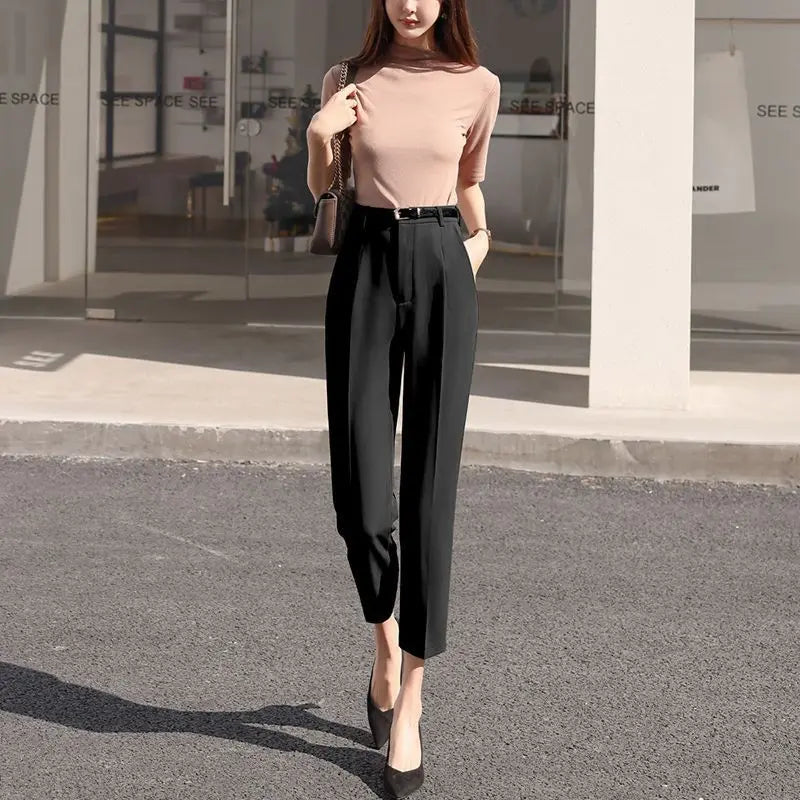 Elegance Essentials High Waist Pants
