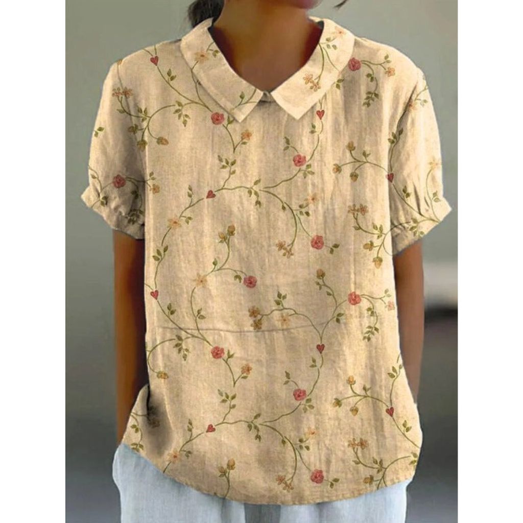 Karin | Casual blouse met bloesemprint