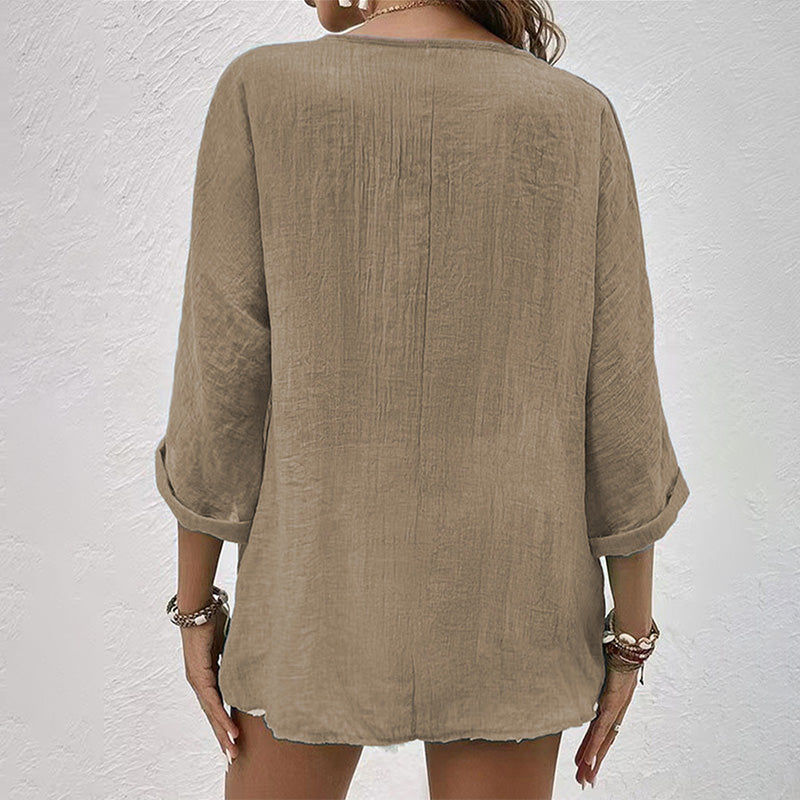 Katharina | Relaxed Casual T-shirt with V-neck