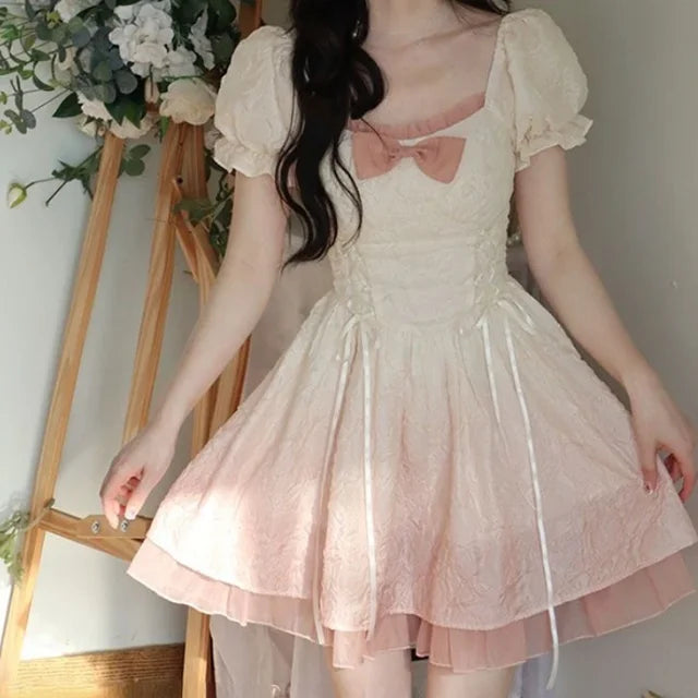 ModePracht Luxe Mini Abito Rosa per Donne