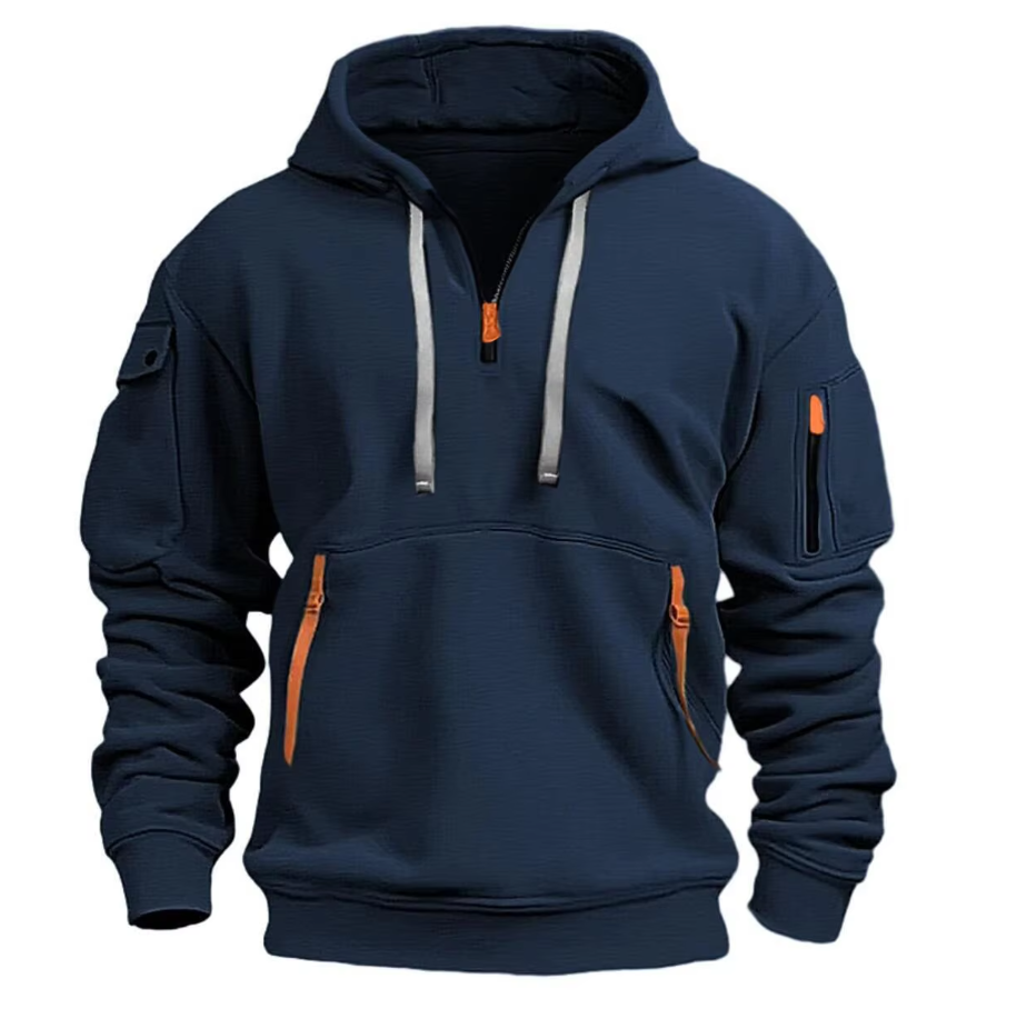 De Kendra Hoodie is een comfortabele en stijlvolle hoodie, ideaal voor een casual look. Gemaakt van hoogwaardige materialen, biedt deze hoodie zowel warmte als ademend vermogen. Het ontwerp met een rits en een ruime capuchon zorgt voor extra comfort en veelzijdigheid. Perfect te combineren met jeans of sportieve broeken voor een ontspannen, modieuze uitstraling.