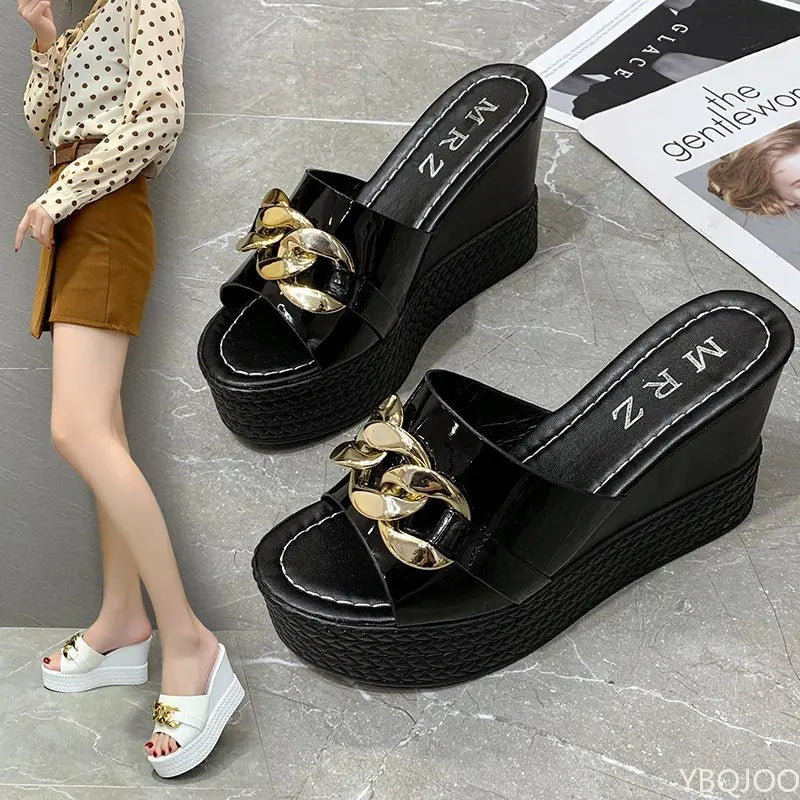 Ketting Hoge Hakken Slippers
