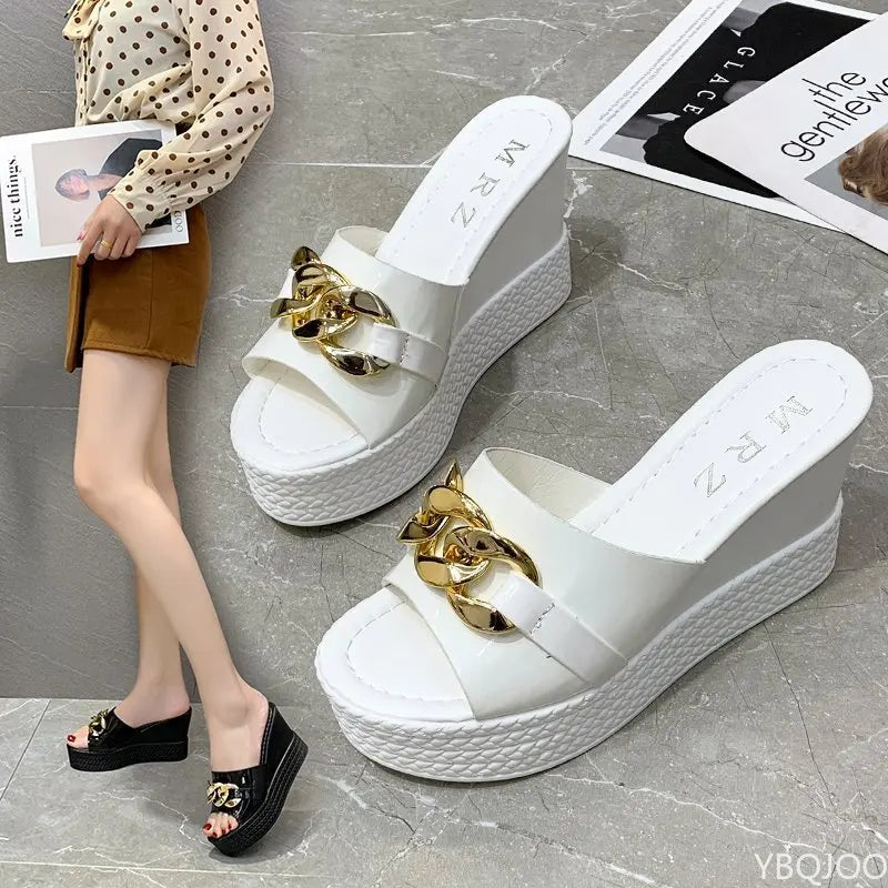 Ketting Hoge Hakken Slippers